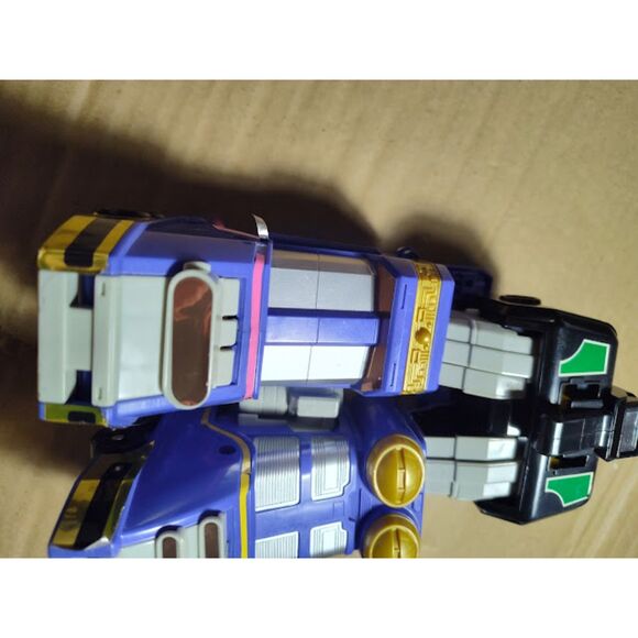 Vintage Power Rangers Zeo Zord Deluxe Megazord Parts 2 Legs & Upper Torso - Picture 3 of 12